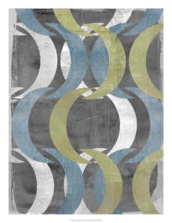 Geometric Repeat II by Jennifer Goldberger art print