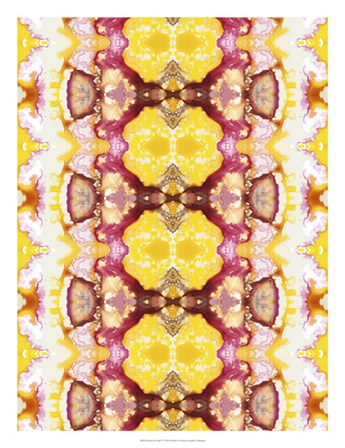 Watercolor Quilt V by Jennifer Goldberger art print