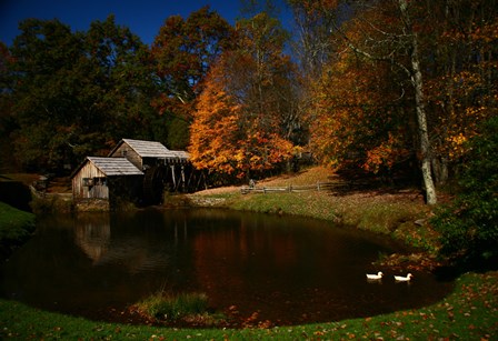 Old Mill On Blue Ridge Parkway art print