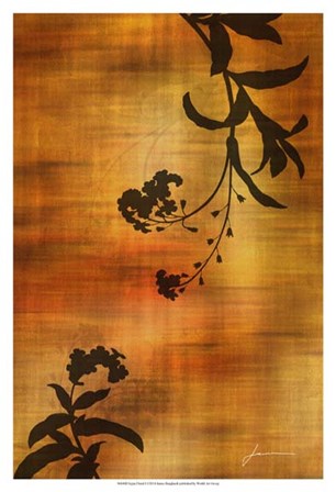 Sepia Floral I by James Burghardt art print