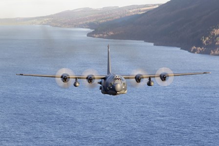 MC-130H Combat Talon II Over Loch Ness, Scotland by Gert Kromhout/Stocktrek Images art print