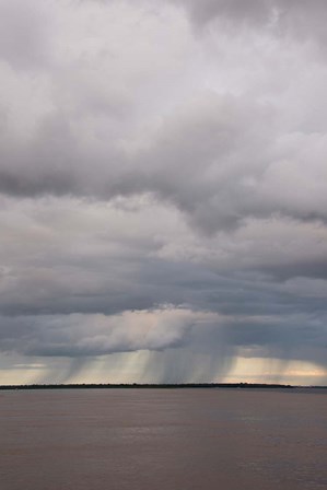 Brazil, Amazon River Rainstorm during the wet season in the Amazon by Cindy Miller Hopkins / Danita Delimont art print