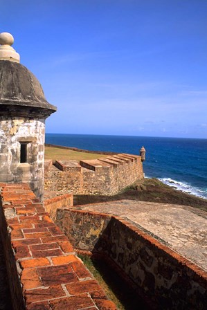 Castle of San Cristobal, Old San Juan, Puerto Rico by Bill Bachmann / Danita Delimont art print
