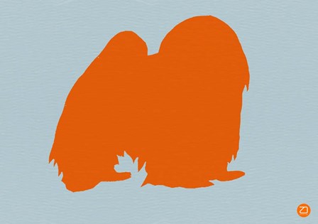 Japanese Chin Orange by Naxart art print