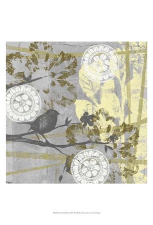 Serene Bird &amp; Branch II by Jennifer Goldberger art print