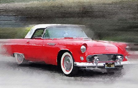 1955 Ford Thunderbird by Naxart art print