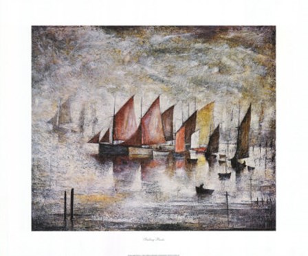 Sailing Boats by Lawrence Stephen Lowry art print