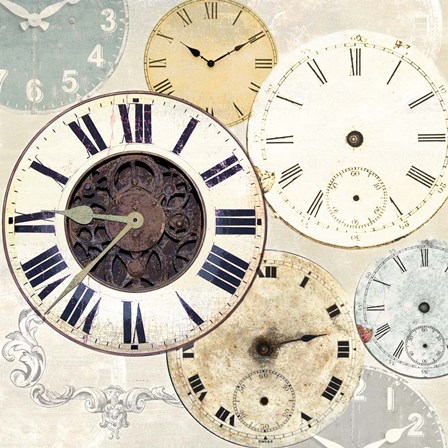 Timepieces I by Joannoo art print