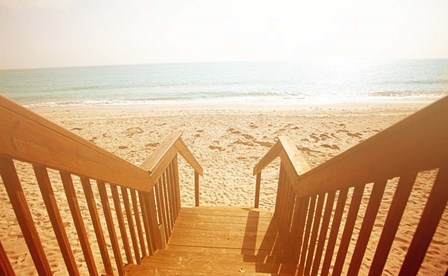 Beach Stairs by Susan Bryant art print