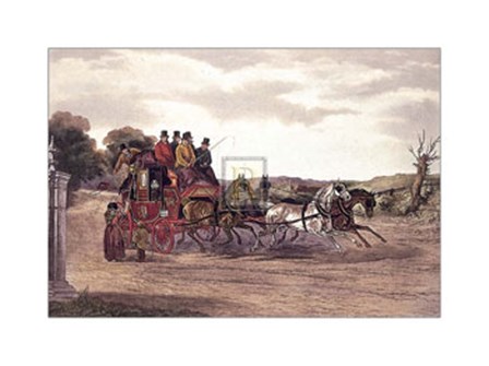 Early Delivery by William Shayer art print