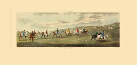 Newmarket: Training by Henry Alken Jr. art print