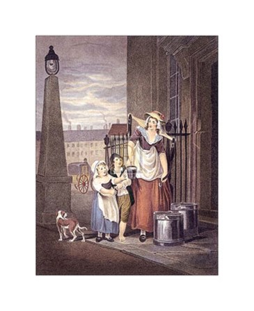 Milk Below Maids by Francis Wheatley art print