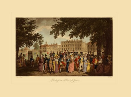 Buckingham House, St. James&#39;s by Edward Dayes art print