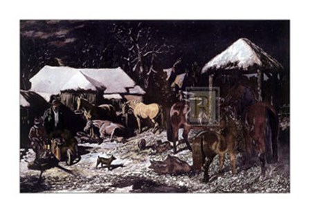 Night by John Frederick Herring Sr. art print