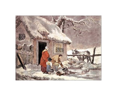 Breaking the Ice by George Morland art print