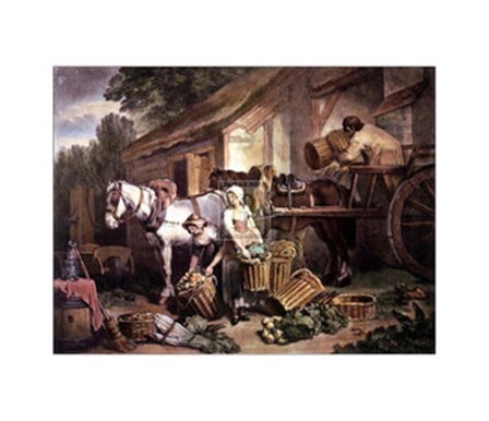 Preparing for Market by Francis Wheatley art print