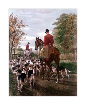 Evening - Returning to Kennels by Edward Algernon Stuart Douglas art print