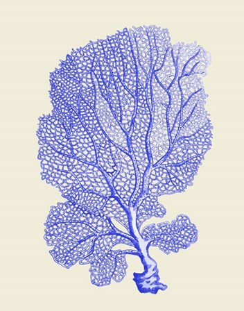 Blue Corals b by Fab Funky art print