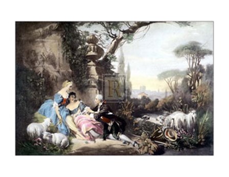 Charms of Country Life by Francois Boucher art print