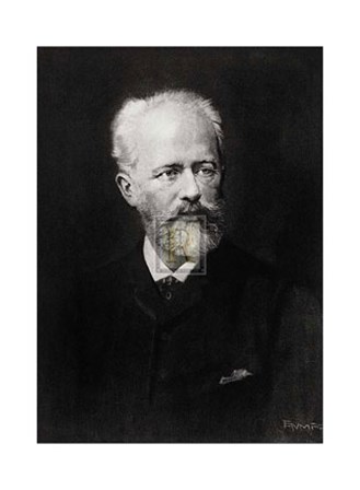 Tchaikovsky by Fritz Rumpf art print