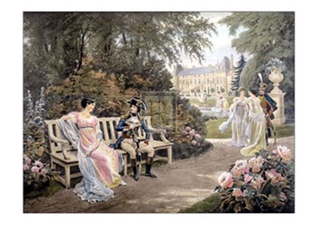 Bonaparte and Joseine by Lionel Peraux art print