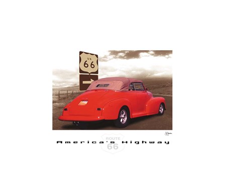 America&#39;s Highway by John Jones art print