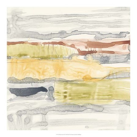 Tiered Layers II by Jennifer Goldberger art print