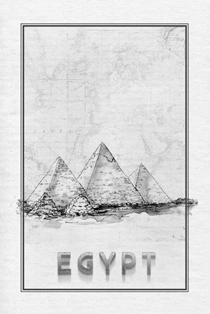 Travel Egypt by Ramona Murdock art print