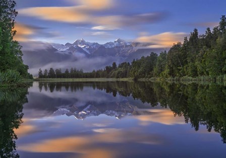 Lake Matheson by Hua Zhu art print