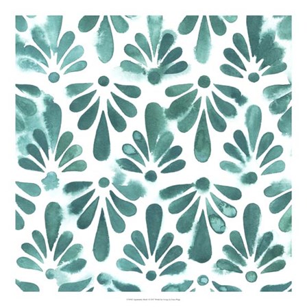 Aquamarine Motif I by Grace Popp art print