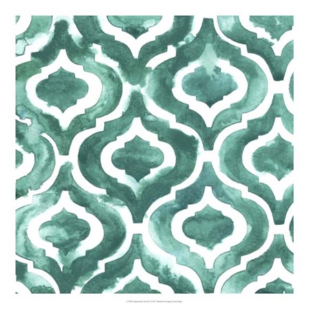 Aquamarine Motif IV by Grace Popp art print