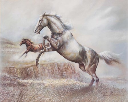 Wild Horses II by Ruane Manning art print