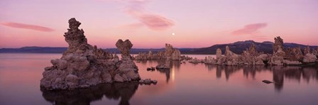 Tufa Rock Formations in a Lake, Mono Lake, Mono Lake Tufa State Reserve, California by Panoramic Images art print