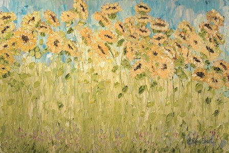 Sunflower Garden by Roey Ebert art print