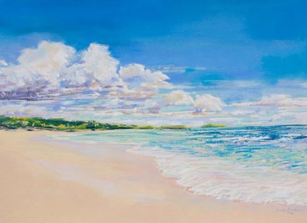 Beach Clouds by Jennifer Gardner art print