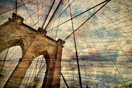 Brooklyn Bridge 2 by Surma &amp; Guillen art print