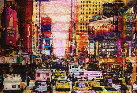 New York Sunset by Surma &amp; Guillen art print