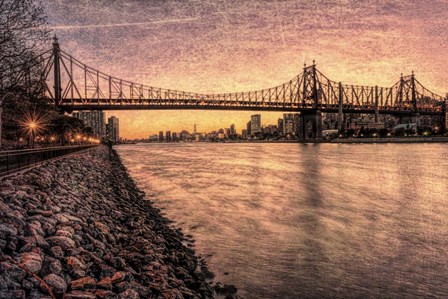 Queensboro at Twilight B by Franklin Kearney art print