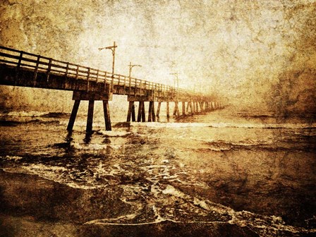 Old Pier by Skip Nall art print