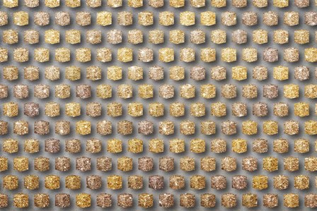 Gold Cubes by Irena Orlov art print