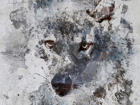 Blue Wolf by Irena Orlov art print