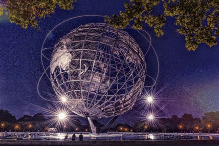 Flushing Meadows Unisphere by Franklin Kearney art print